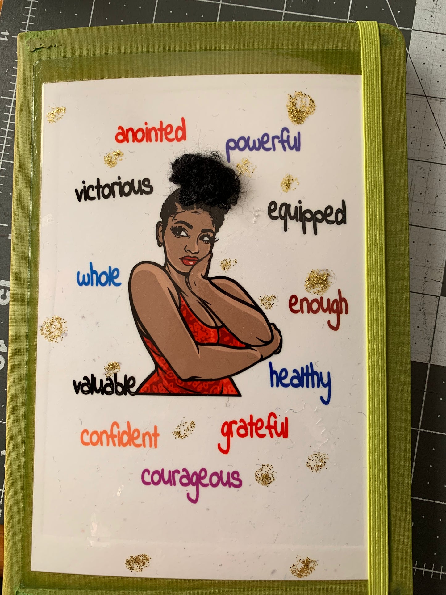 Textured Journal-Afro Bun
