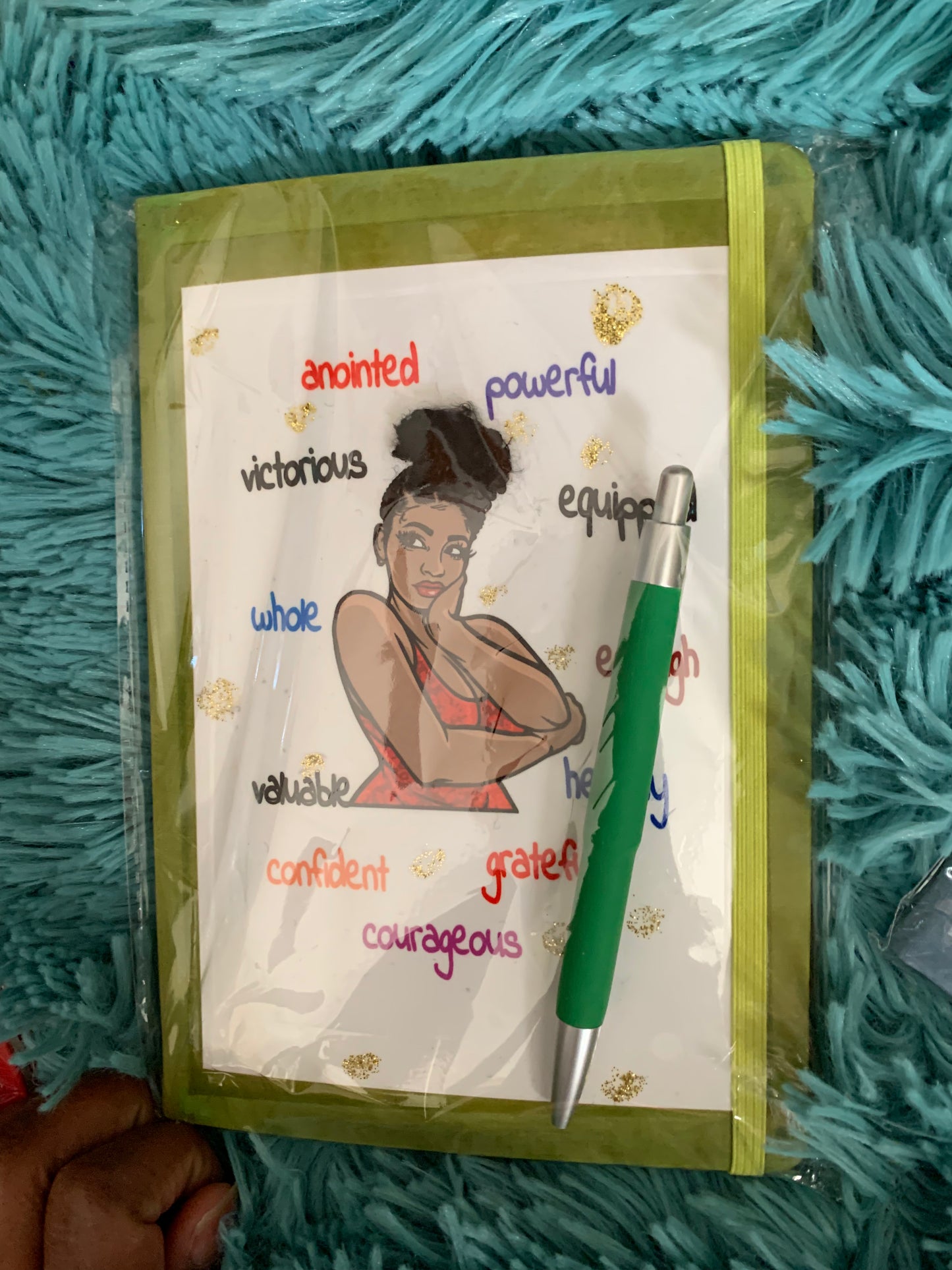 Textured Journal-Afro Bun