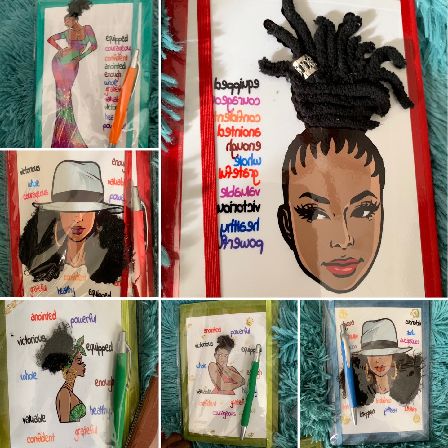 Textured Journal-Afro Bun
