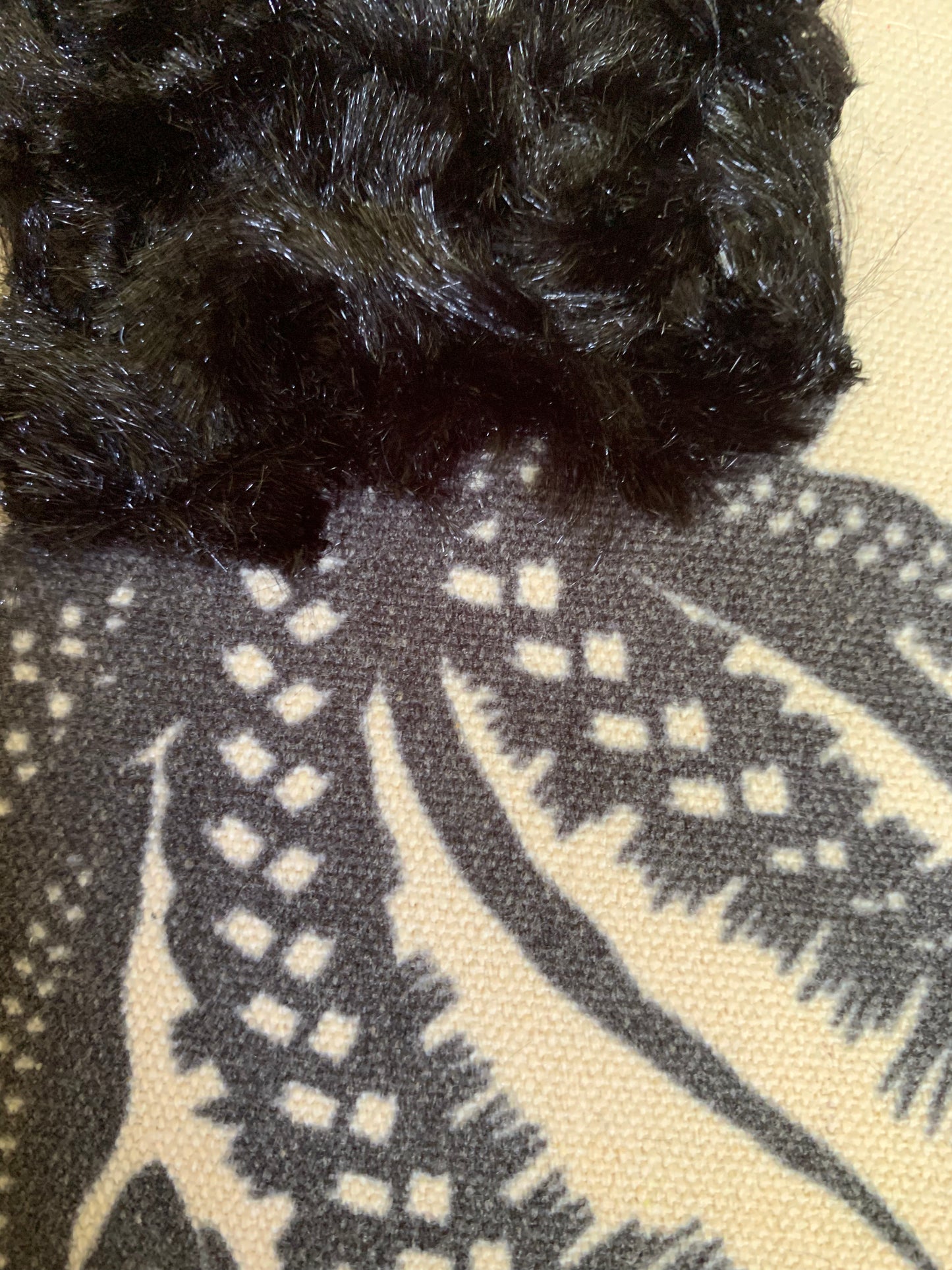 Textured Tote Bag, Corn Rows, Afro Puff, Afro American Woman, Canvas Bag