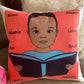 Afro American Boy Pillow Affirmation Pillow